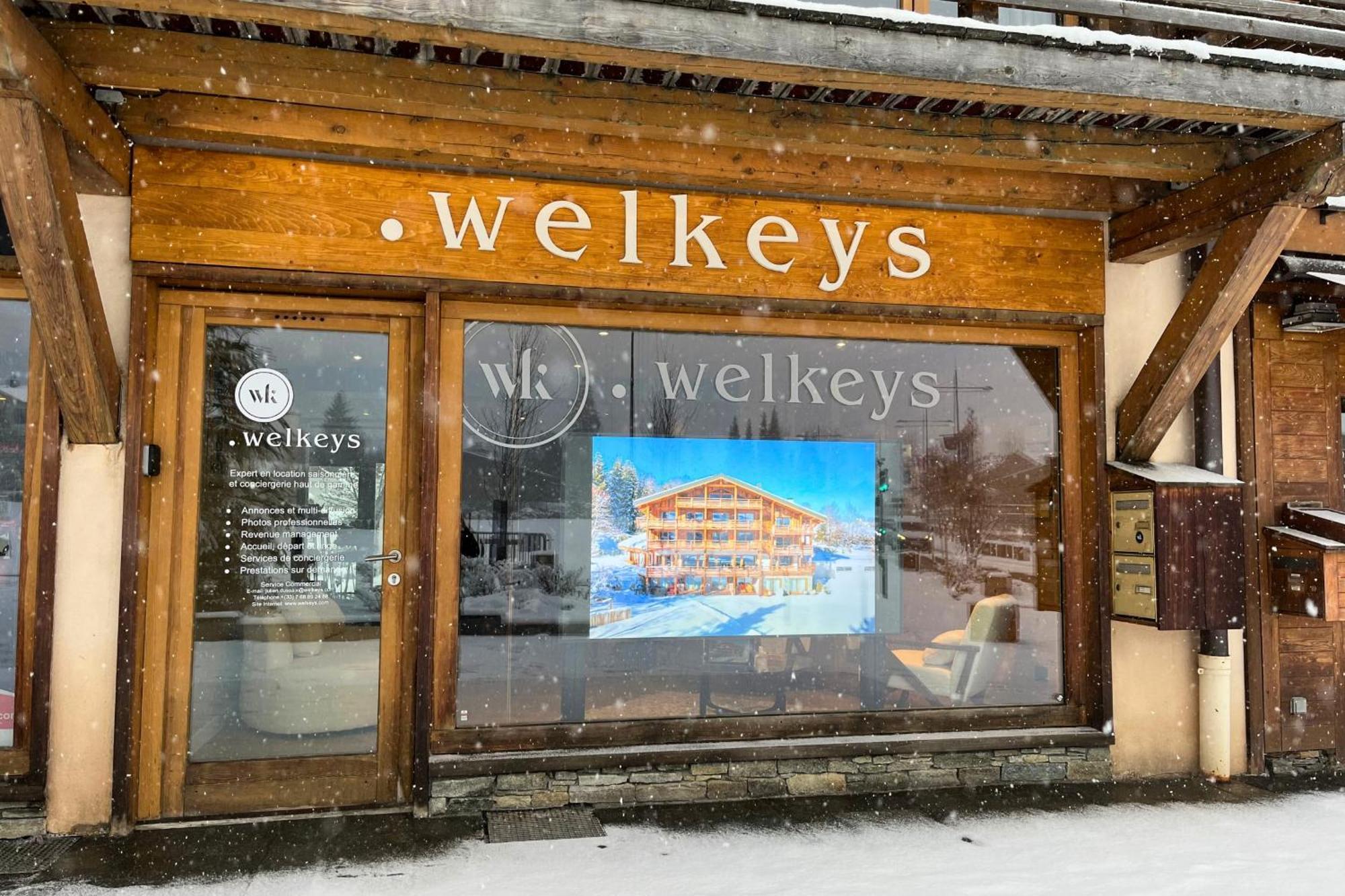 Ferienwohnung Studio Cristallin - Welkeys Megève Exterior foto